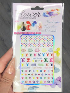 Colorful L Nail Stickers #07