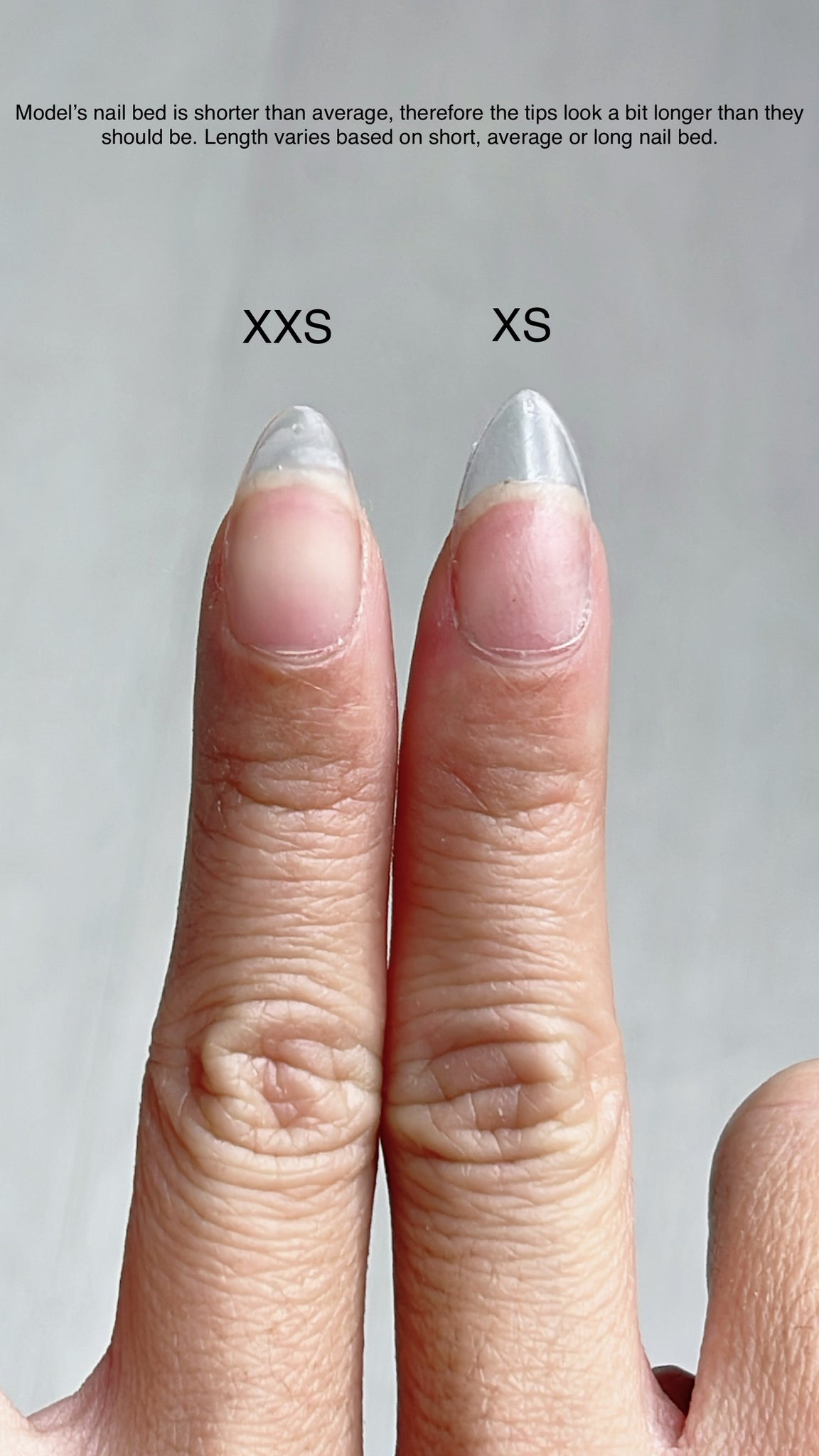 XXS Almond Soft Gel Full Cover Nail Tips – The Additude Shop