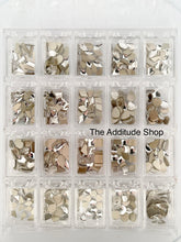 Load image into Gallery viewer, 400 Pieces CLEAR Crystals Nail Rhinestones Gems

