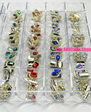 Load image into Gallery viewer, NEW 120 Pieces 3D Nail Charms Bling Box
