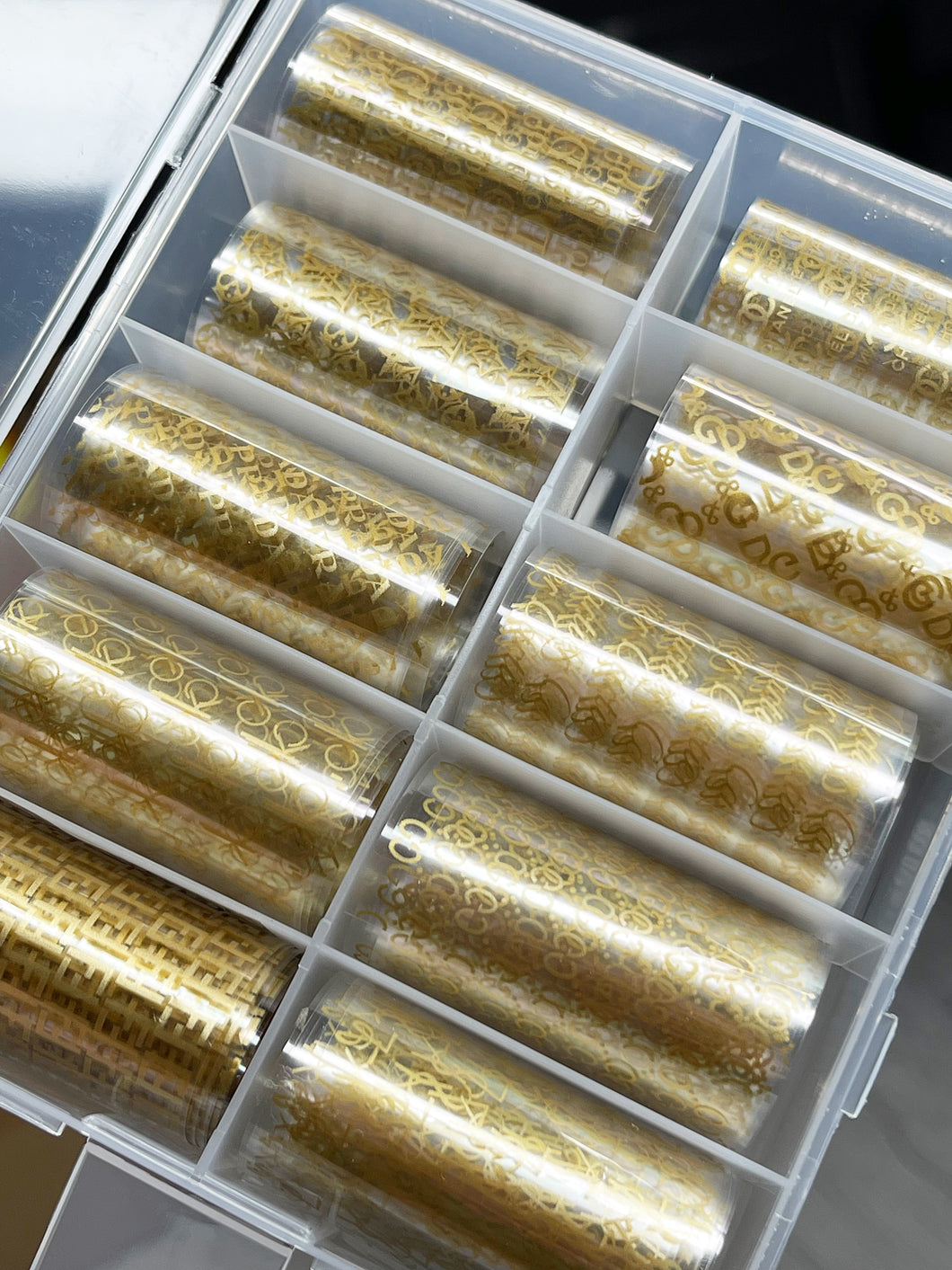 Gold Brands Nail Designs Foils
