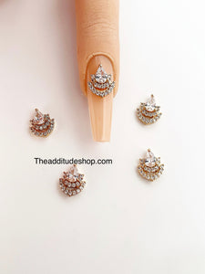 3D Zircon Nail Charms #5 (5 Pieces)