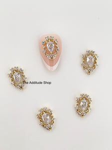 3D Zircon Nail Charms #31 (5 Pieces)