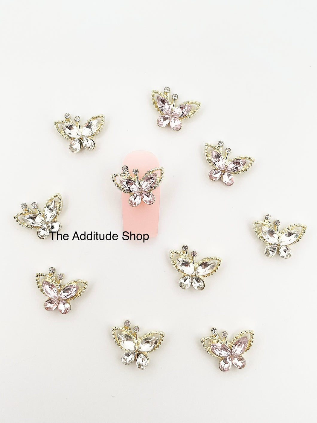 Alloy Nail Charms Decorations #7- 10 Pieces