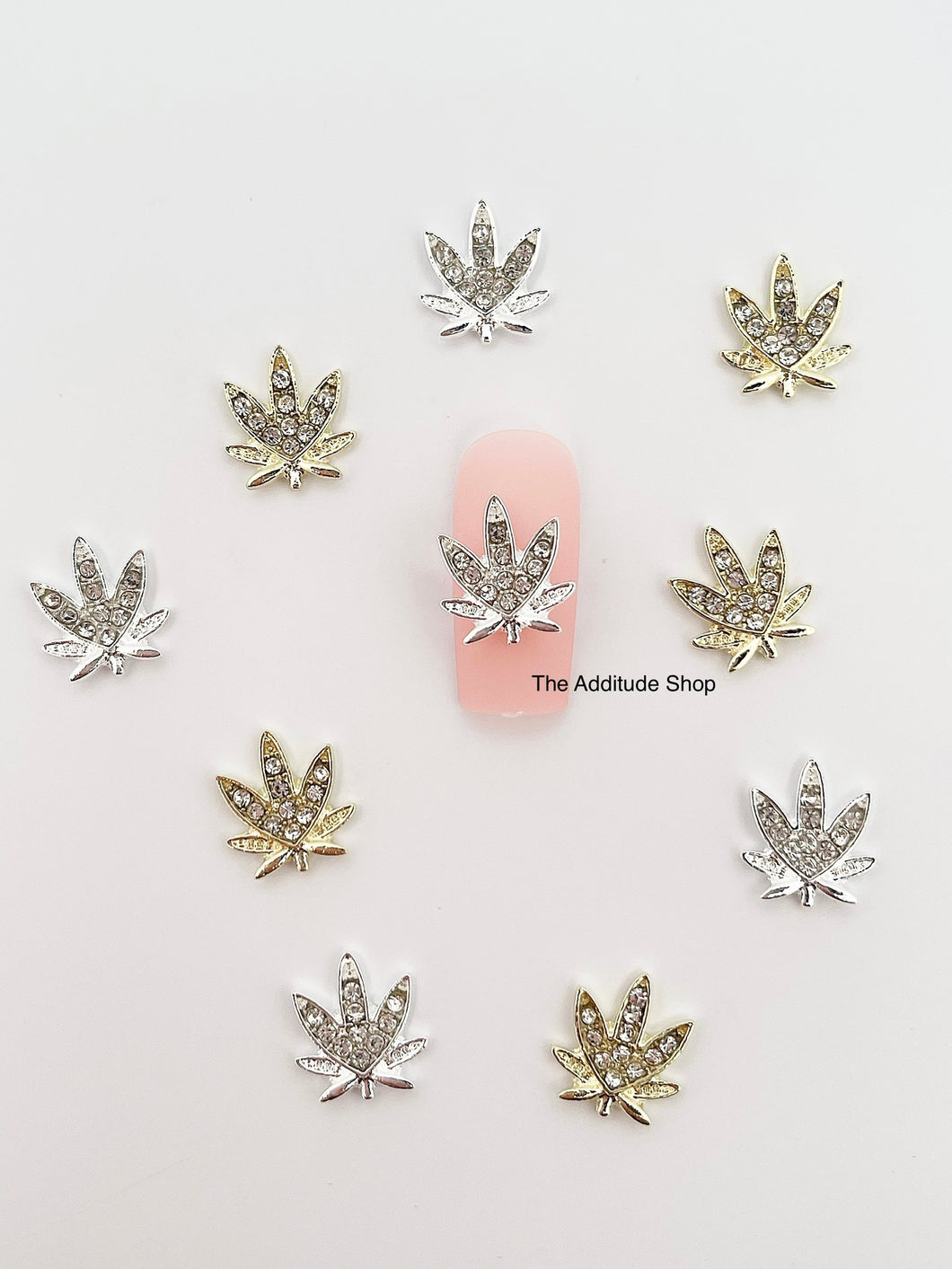 420 Nail 3D Charms Version #2-10 Pieces