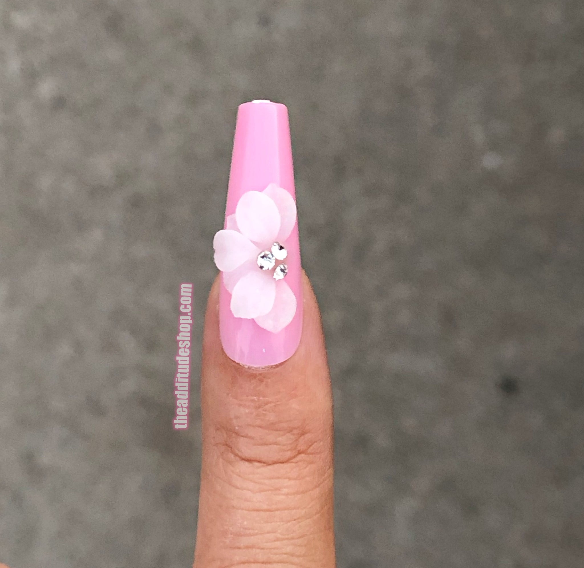 5 Pieces 3D Acrylic Nail Flowers Decals – The Additude Shop