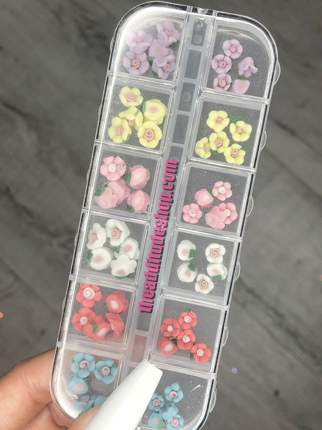 3D Flowers Nail Charms #2
