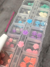 Load image into Gallery viewer, 3D Resin Flowers Nail Charms
