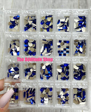 Load image into Gallery viewer, Blue-400 Pieces Nail Crystals Rhinestones Gems
