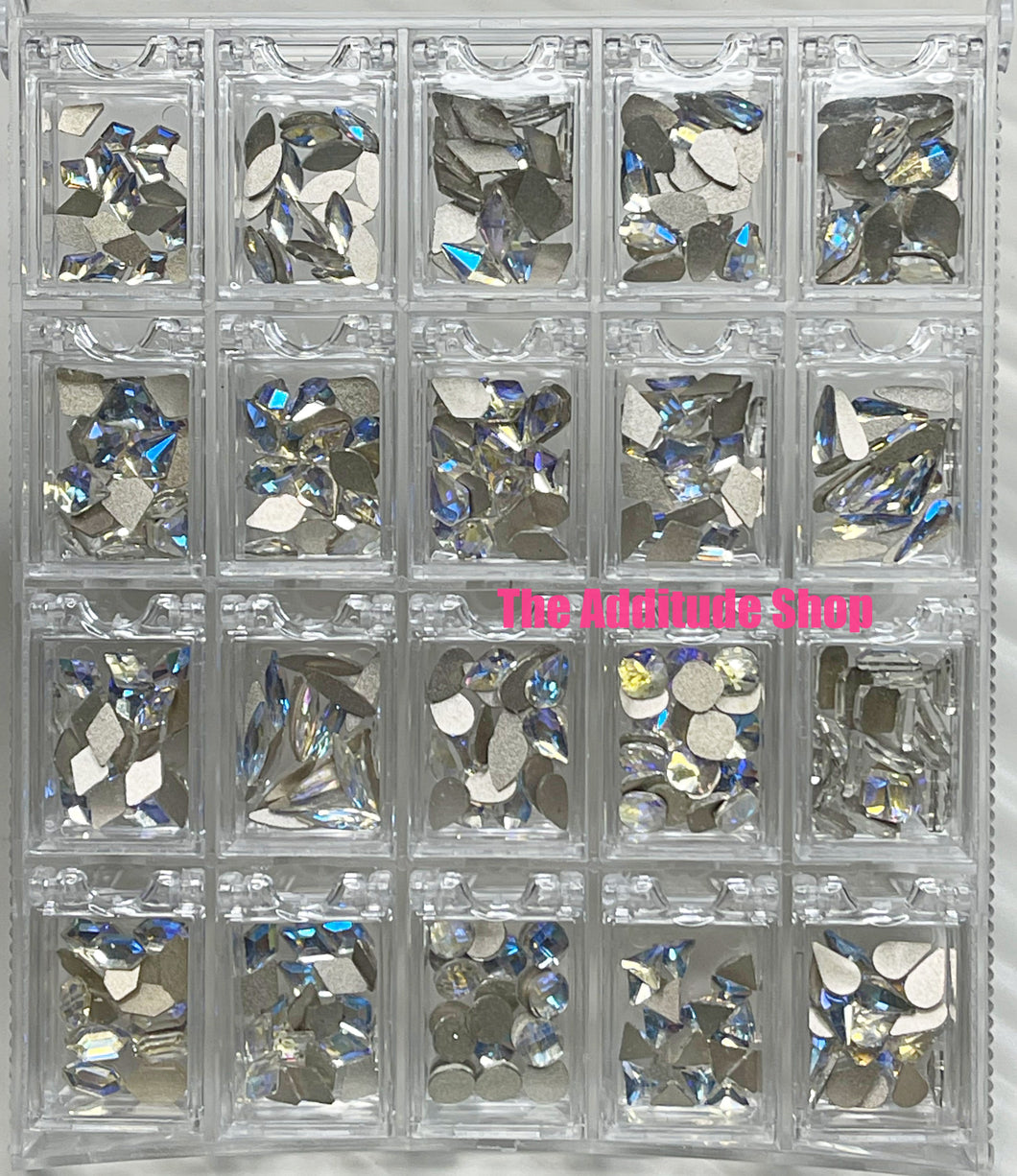 Moonlight-400 Pieces Nail Crystals Rhinestones Gems