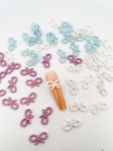 Bead Bows 3D Nail Charms (100 Pieces)