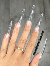 Load image into Gallery viewer, 3XL Stiletto 500 Pieces Full Cover Nail Tips
