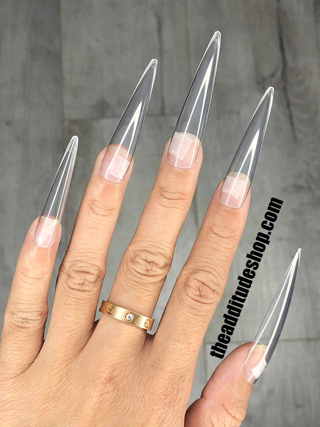 3XL Stiletto 500 Pieces Full Cover Nail Tips