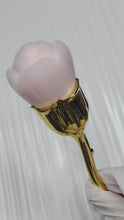 Load and play video in Gallery viewer, Gold Rose Nail Dust Brush
