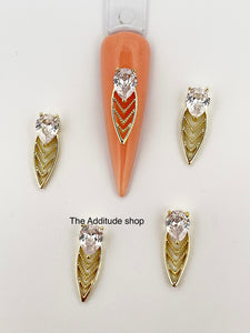 3D Zircon Nail Charms #21 (5 Pieces)