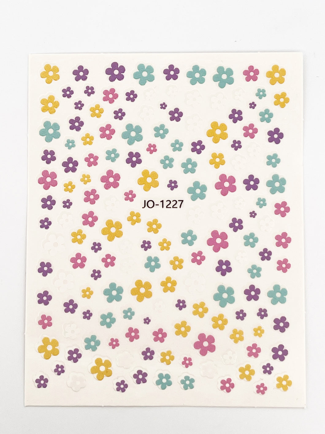 Pastel Florals Nail Stickers #1227