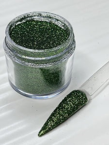 1 Oz Fine Nail Glitters-Fall Green