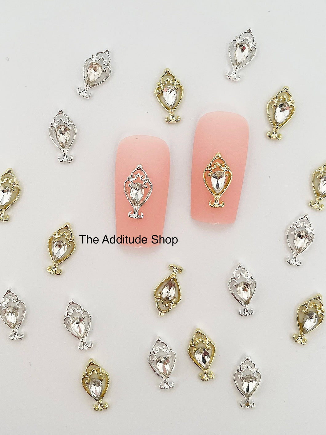 Alloy Nail 3D Charms #1 - 10 Pieces