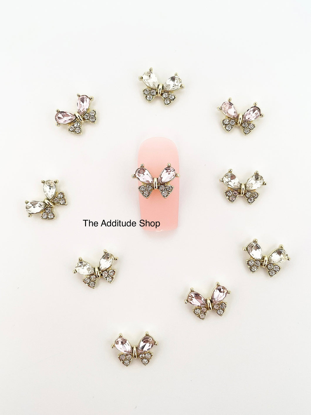 Alloy Nail 3D Charms #9 - 10 Pieces