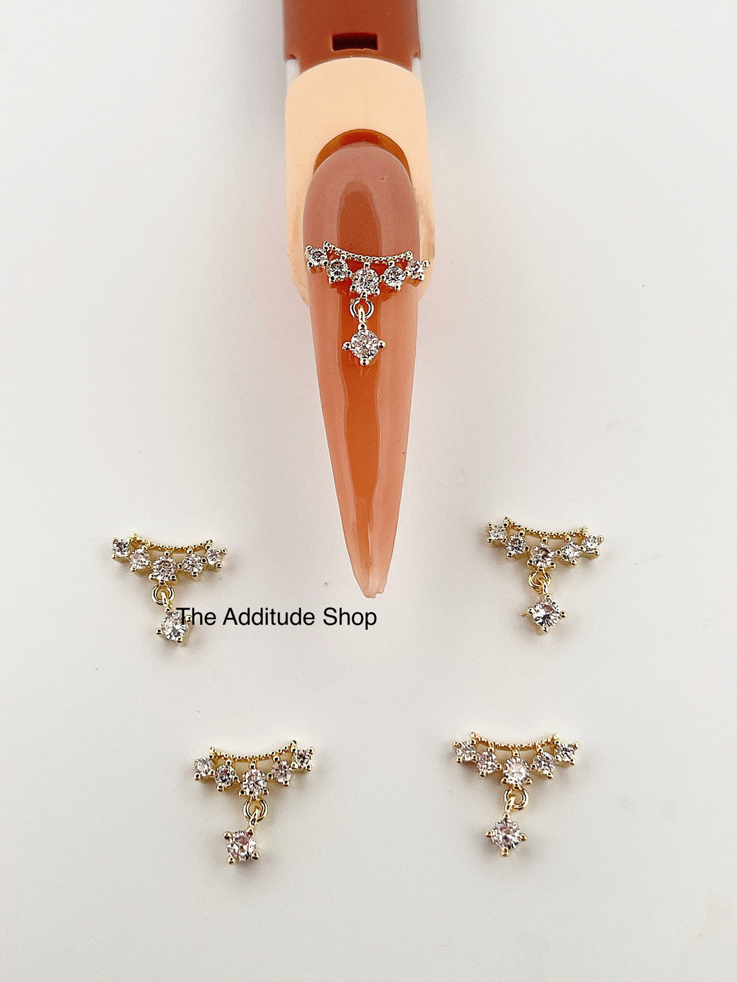 3D Zircon Nail Charms #14 (5 Pieces)