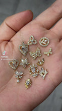 Load and play video in Gallery viewer, 3D Zircon Nail Charms #36 (5 Pieces)
