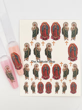 Load image into Gallery viewer, San Judas &amp; Virgin Mary Nail Stickers
