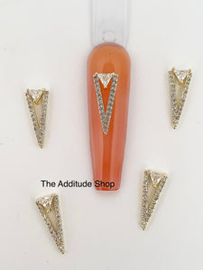 3D Zircon Nail Charms #24 (5 Pieces)