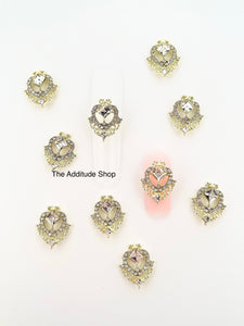 Alloy Nail Charms Decorations #4- 10 Pieces