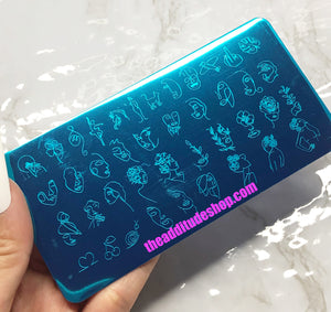 Abstract Stamping Plate