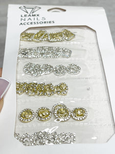 NEW Alloy Brands 3D Nail Charms (30 Pieces)