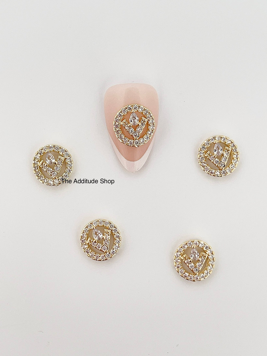 3D Zircon Nail Charms #33 (5 Pieces)