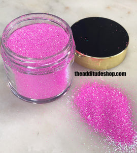 1 Oz Fine Nail Glitters-BARB Pink