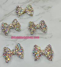Load image into Gallery viewer, Extra Large Bow with Rhinestones 3D Nail Charms (5 Pieces)
