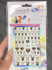 Bunny Heads Nail Stickers #72
