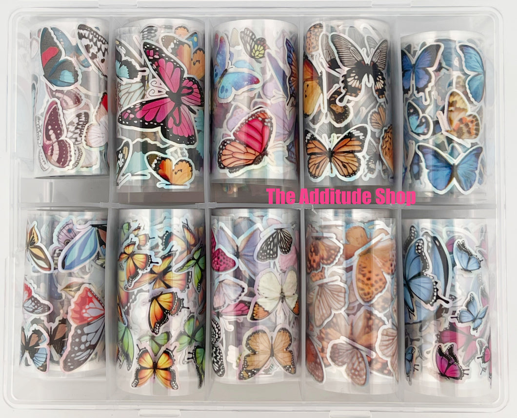 Butterfly Nail Foils #3