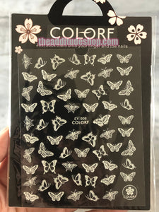 Butterfly Glow in the Dark Nail Stickers