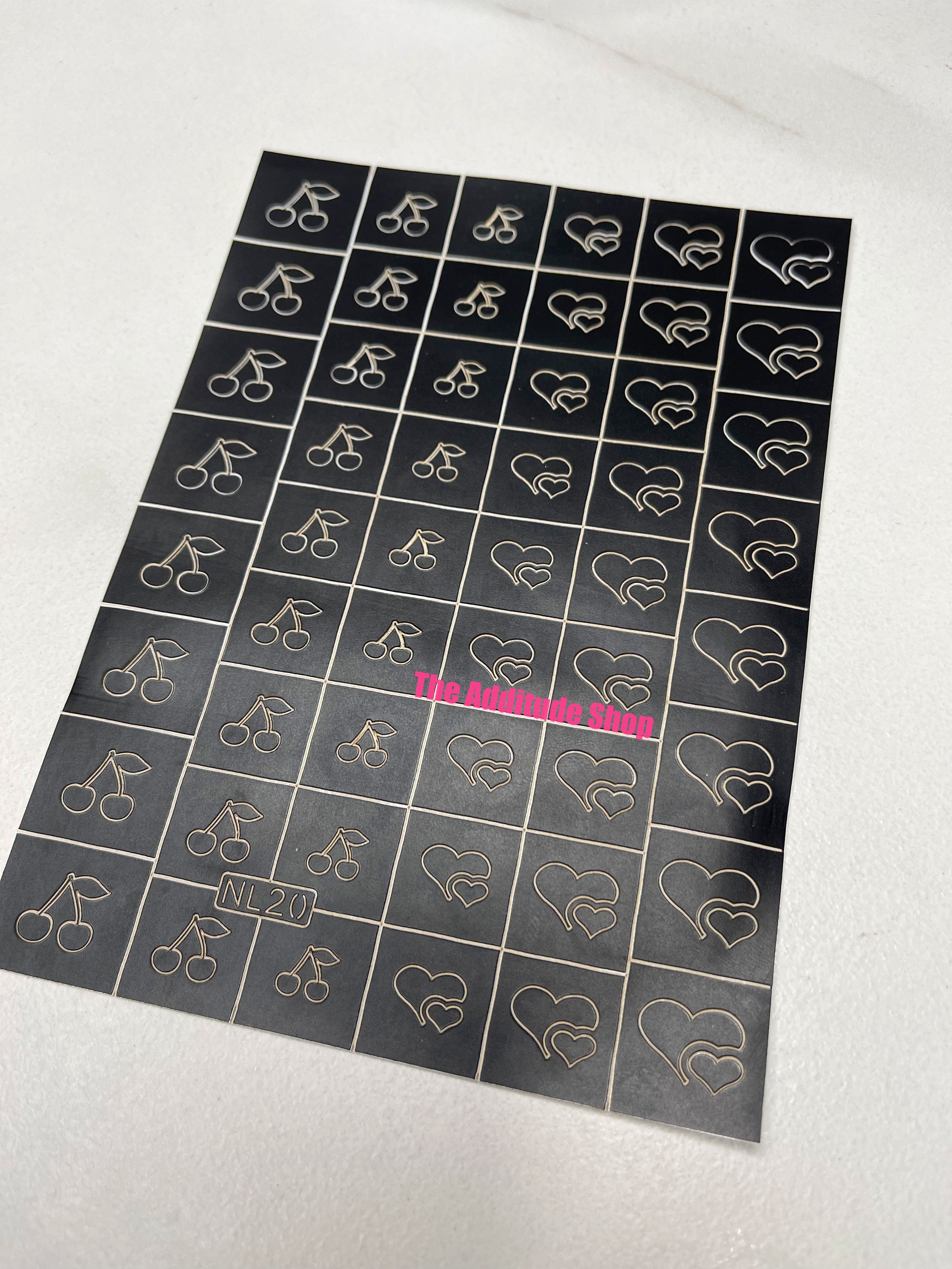 Nail Airbrush Stencils – The Additude Shop