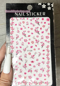 Cherry Blossom Nail Stickers