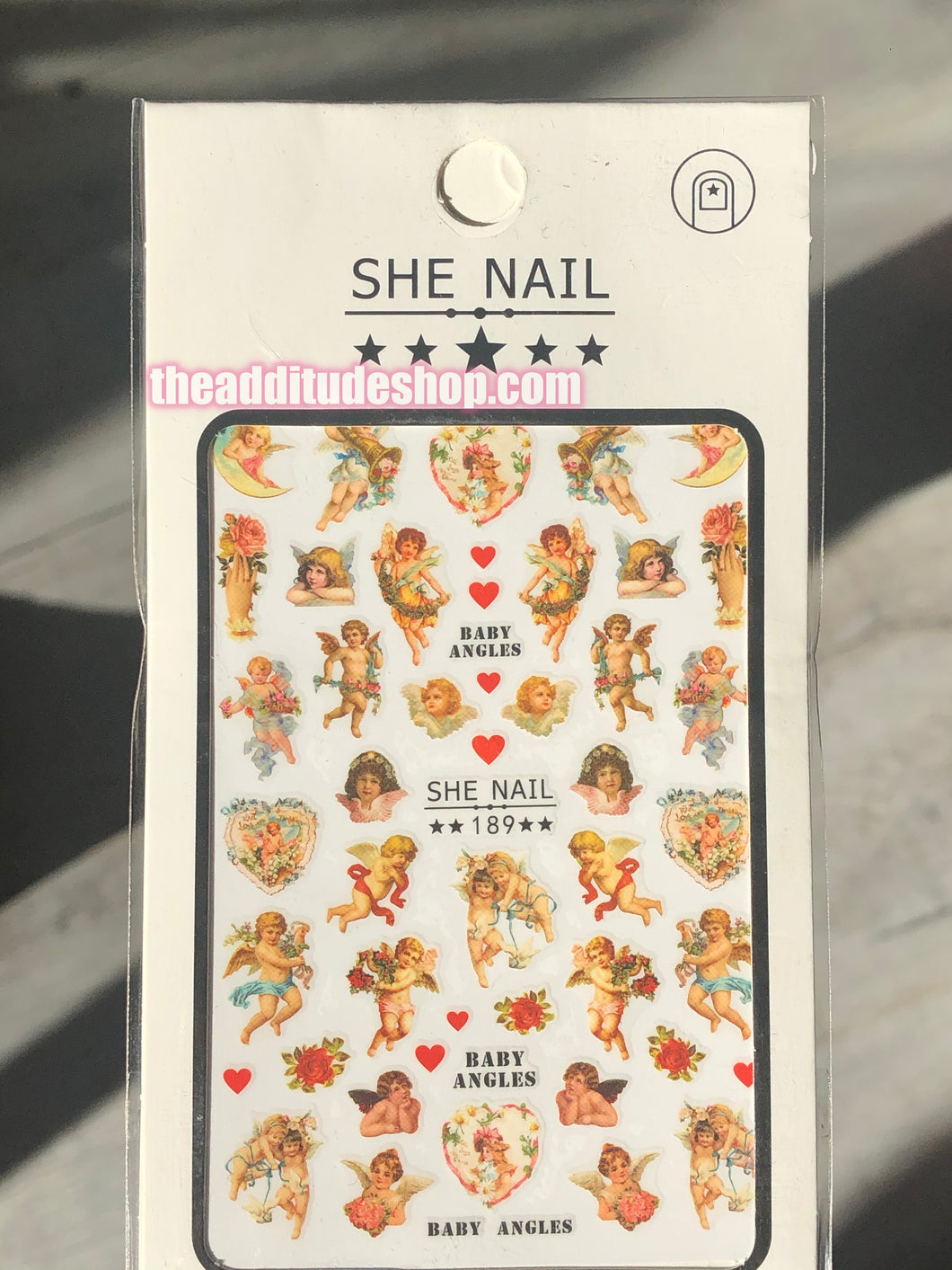 Cherub Angel Nail Stickers
