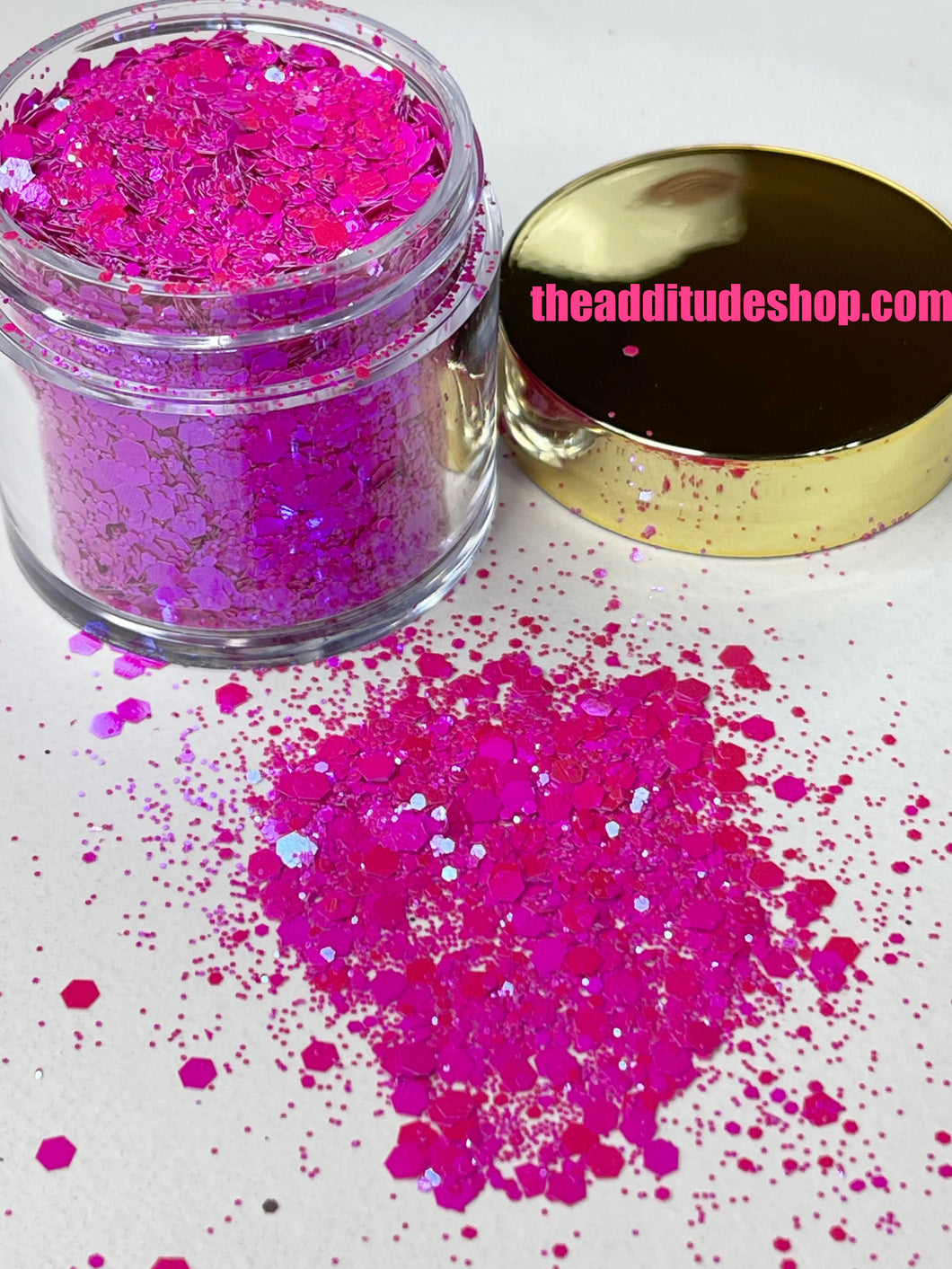 1 Oz Fine Nail Glitters-BARB Pink – The Additude Shop