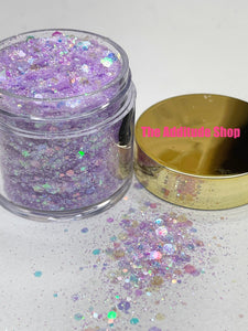 1 Oz Chunky Nail Glitters-Light Lavender
