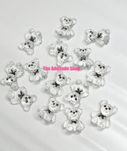 Load image into Gallery viewer, 15 Pcs Clear Resin Bears 3D Nail Charms
