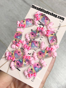 Rainbow Candy 3D Charms Nail-10 Pieces