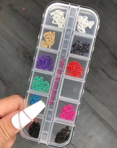 Multi-Colors Chains Nails Decor
