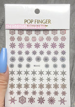 Load image into Gallery viewer, Colorful Snowflakes Nail Stickers #42
