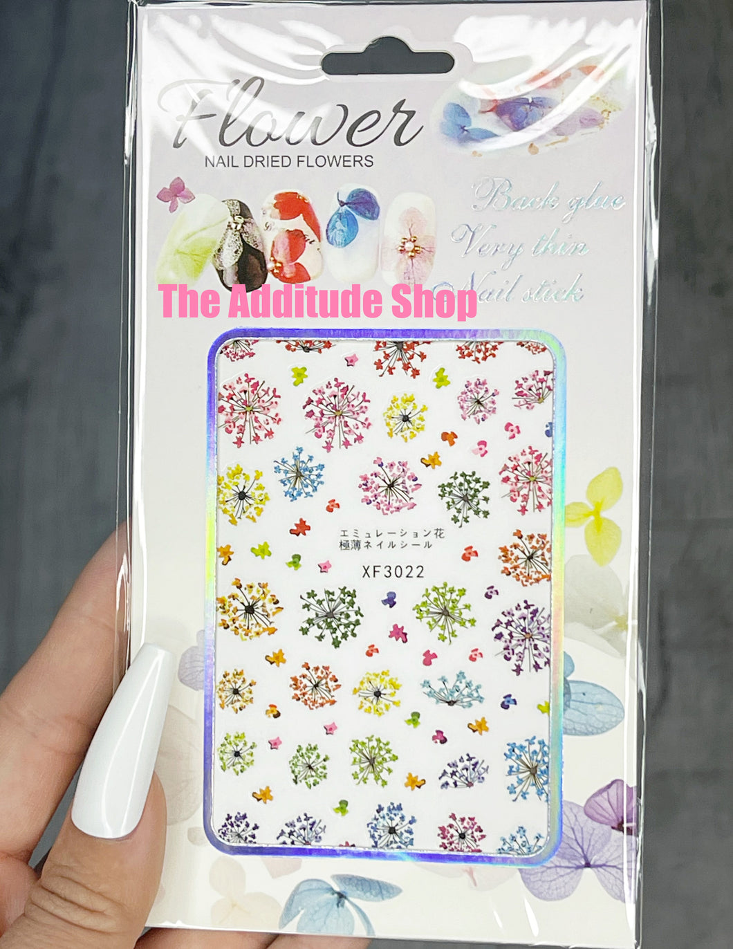 Colorful Dandelions Nail Stickers