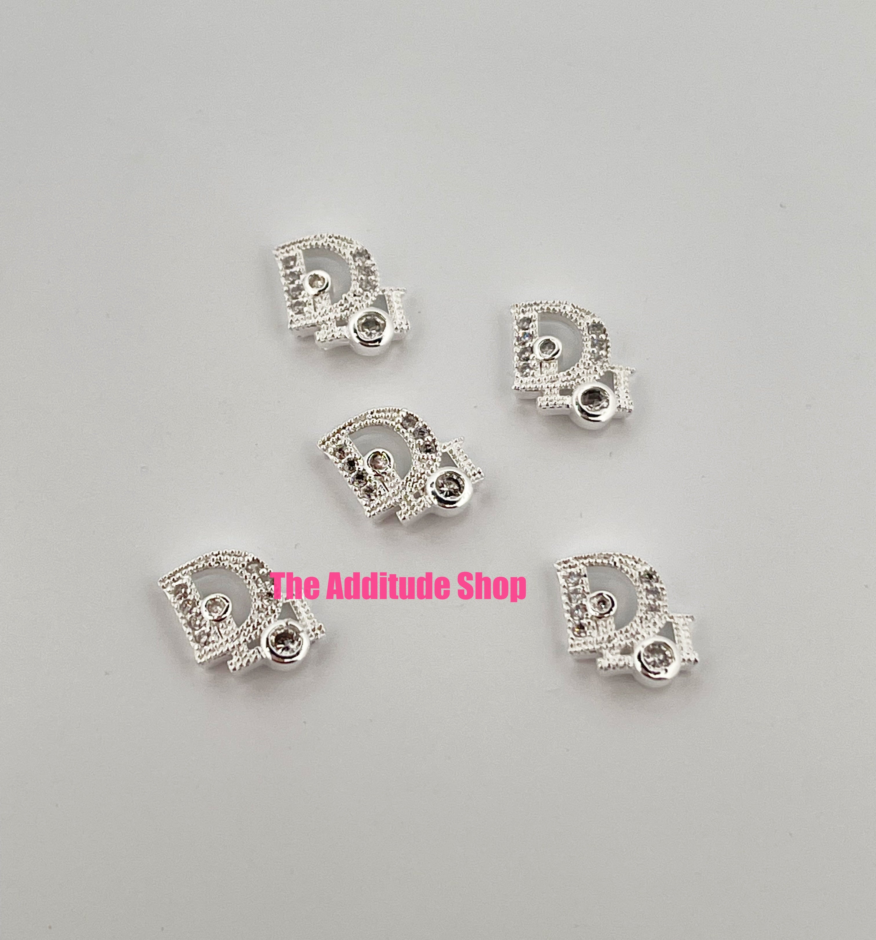 D Zircon 3D Nail Charms (5 Pieces) – The Additude Shop
