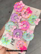 Load image into Gallery viewer, Donuts 10 Pieces 3D Nail Charms
