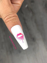 Load image into Gallery viewer, 12 Sheets Drips Lips Nail Decals Stickers

