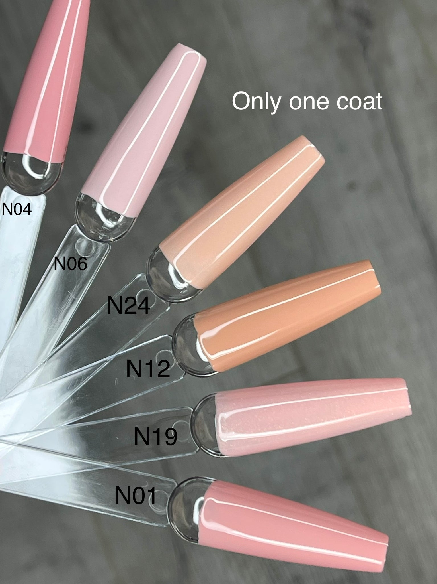 Nail Gel Polish-Nude Color Collection 1 – The Additude Shop